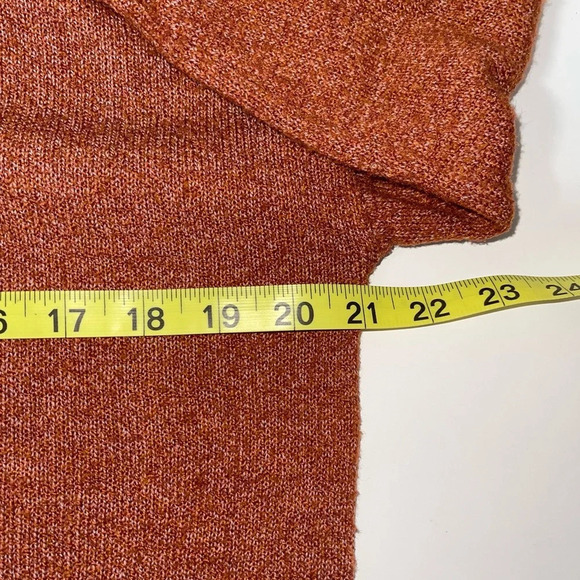 Maurices Burnt Orange Open Back Oversized Knit Tunic Sweater Xsmall Women’s - Picture 8 of 12